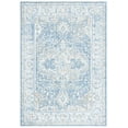 thumbnail image 2 of SAFAVIEH Orlando Jilliean Medallion Machine Washable Area Rug, Blue/Gold, 4'9" x 6'6", 2 of 12
