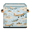 Multicolor 2, variant on CURLYOOT Green Blue Peacock Feather 11 x 11 Inch Cube Storage Bin, Fabric Storage Cube Foldable Basket with Leather Handles, Organizer Basket for Closet Shelves