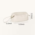 thumbnail image 4 of Minnieouse Estuche de maquillaje de cuero PU de gran capacidad, organizador de artículos de tocador multifuncional, bolsa de almacenamiento con Bolsas de maquillaje Blanco, 4 of 6