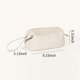 thumbnail image 5 of Minnieouse Estuche de maquillaje de cuero PU de gran capacidad, organizador de artículos de tocador multifuncional, bolsa de almacenamiento con Bolsas de maquillaje Blanco, 5 of 6