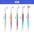 thumbnail image 4 of Vocoste 5 Pcs Double Ended Nail Art Brushes Include Nail Liner Brush Nail Dotting Pens Multicolor, 4 of 7