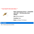 thumbnail image 2 of Water Temperature Sensor - Compatible with 1982 - 1983 Mercedes-Benz 380SEC, 2 of 2