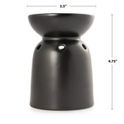 Mainstays Ceramic Tealight Warmer, Black, 1 Pc