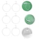 thumbnail image 2 of unbranded 10Ud Para Bikini Y Ropa Interior Con Estructura Circular De Plástico Y Acero Para Almacenaje, 2 of 8