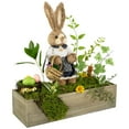thumbnail image 5 of Northlight Boxed Garden Arrangement with Bunny Easter Decoration - 17.25", 5 of 8