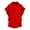 Red, variant on Giftesty Womens Tops Plus Size Women Fashion Solid Color Round Neck Short Sleeve T-Shirt Blouse Tops
