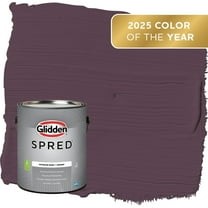 Glidden Spred Purple Basil / Purple Eggshell Interior Paint with Primer, 1 Gallon