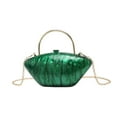 thumbnail image 2 of EHJRE Acrylic Evening Clutch Purse Practical Fashionable for Women Lady Shoulder Chain Green, 2 of 9