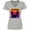 AC-Heather Grey, variant on California Sunset Vacation Beach Women's V-Neck T-Shirt
