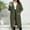 Army Green, variant on Babysbule Plus Size Womens Sweaters New Arrivals Women's Slouchy Woven Sweater Double Pocket Lantern Sleeve Sweater Cardigan Sweater Coat Women's Fashion