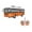 orange city bus, variant on lionlar City Bus Model School Bus Toy 1/30 Gifts Truck Model Classic with Realistic Lights and Rubber Tires Educational RC Car RC Bus yellow school Bus