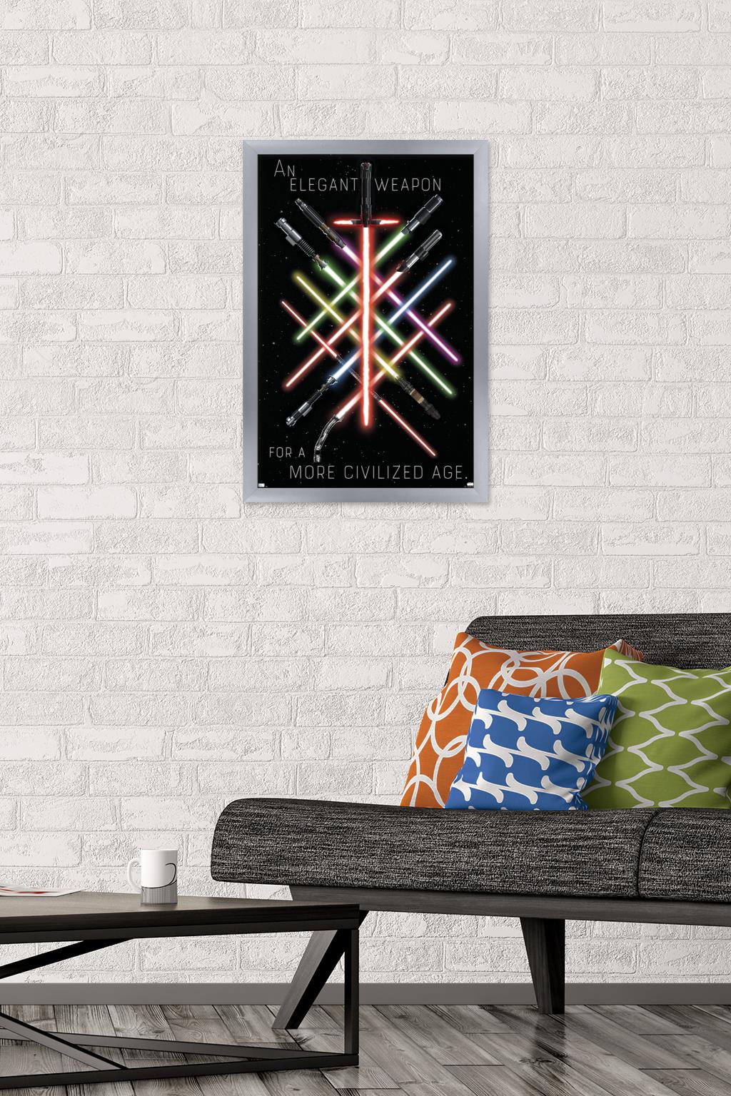 Star Wars - Lightsaber Group Wall Poster, 14.725" x 22.375", Framed - image 2 of 5