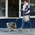 thumbnail image 3 of Hands-Free Dog Running Leash for Training and Jogging, Adjustable Belt with Dual Handles, Reflective Bungee for Medium Dogs (Blue), 3 of 5