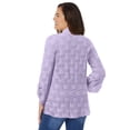 thumbnail image 2 of Woman Within Plus Size Open Front Pointelle Cardigan Sweater, 2 of 6