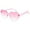 437-E, variant on Ohmyroo Heart Shaped Rimless Sunglasses Transparent Candy Color Frameless Glasses For Outdoor And Daily Fashion Accessory