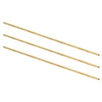3Pcs Brass Round Tube, 5.5mm OD 0.5mm Wall Thickness 300mm Length Seamless Tubing