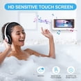 thumbnail image 3 of Shower Phone Holder Waterproof, Anti-Fog Touch Screen Shower Phone Case, Wall Mount Phone Holder for Shower Bathroom Mirror Bathtub, Compatible with 4.7"-6.8" Mobile Phones, 3 of 7