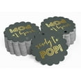 thumbnail image 2 of Inkdotpot Real Gold Foil Ready To Pop Baby Shower Tags Favor Hang Paper Tags 100 Pieces, 2 of 7
