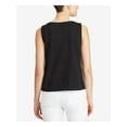 thumbnail image 2 of RALPH LAUREN $60 Womens Boat Neck Sleeveless Black Casual Top S B+B, 2 of 5