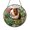 Acrylic 3.5 Inch, variant on Stained Glass Guinea Pig Window Decor, Floral Succulent Suncatcher for Cozy Animal Lover Homes