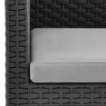 thumbnail image 5 of vidaXL Garden Chairs with Cushions 2 pcs PP Rattan Anthracite, 5 of 5