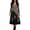 A152 Black, variant on Yuncity Womens Halloween Dresses Long Sleeve V Neck Sugar Skeleton Floral Print A-Line Swing Midi Dress Spooky Cosplay Outdoors Holiday Party Wears Size L Beige