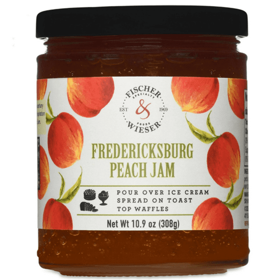 Fischer & Wieser Fredericksburg Peach Jam, 10.9 oz (6 Pack)