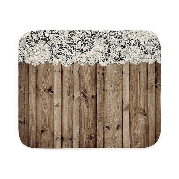 CafePress - Shabby Chic Lace Barn - Sherpa Fleece Throw Blanket 60" x 50"