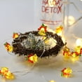 thumbnail image 1 of Christmas Tree Shaped String Lights, 20 LED Christmas Fairy Lights, Battery Powered Warm White Christmas Trees String Lights for Christmas Tree Window Home Decor - Bells, 1 of 4