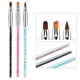 thumbnail image 5 of Juego de pinceles para decoración de uñas, 8 Uds., doble extremo, pintura de dibujo, delineador de Gel UV, juego de pinceles para esmalte, herramientas para punteado, 5 of 7