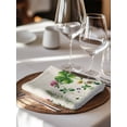 thumbnail image 6 of St. Patrick's Day Cloth Napkins Set of 6 Reusable Dinner Napkins, Colorful Shamrocks Floral Botanical Beige Cocktail Napkin Washable Table Napkins for Wedding/Holiday Party/Baby Shower 20"x20", 6 of 7
