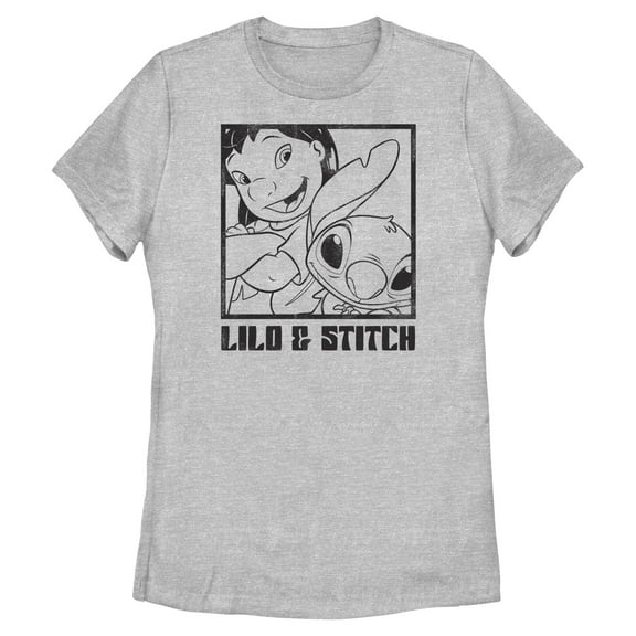 Womens Lilo & Stitch Snapshot with Attitude T Shirt