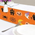 thumbnail image 6 of GZHJMY Halloween Party Bat Table Runner Spider Seasonal Table Cloth Runner for Kitchen Dining Table Wedding Party Holiday Coffee Dining Home Decor 13 x 70 Inches, 6 of 7