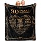 thumbnail image 1 of LHSHID Personalized Wedding Anniversary Blanket 30th Anniversary Blanket 30 Years Anniversary Pearl Wedding Gifts for Couple Parents 30th Wedding for Wife Her Husband Him 30"x40", 1 of 7