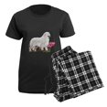 thumbnail image 5 of CafePress - Great Pyrenees In The Garden Women's Dark Pajamas - Women's Short Sleeve Print T-Shirt and Pants Dark Cotton Pajama Set, 5 of 7