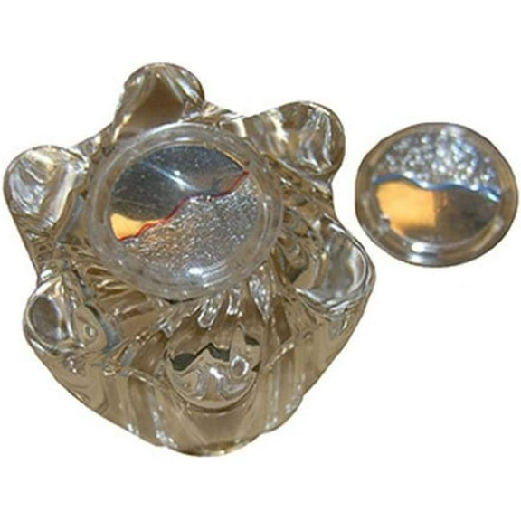 LASCO HC-305MB Plastic Material Small Windsor Handle with Hot and Cold Buttons for Price Pfister Brand