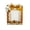 A, variant on F Wooden Halloween Fence Photo Frame, Ghost Pumpkin Small Picture Frame With Adhesive Dots F