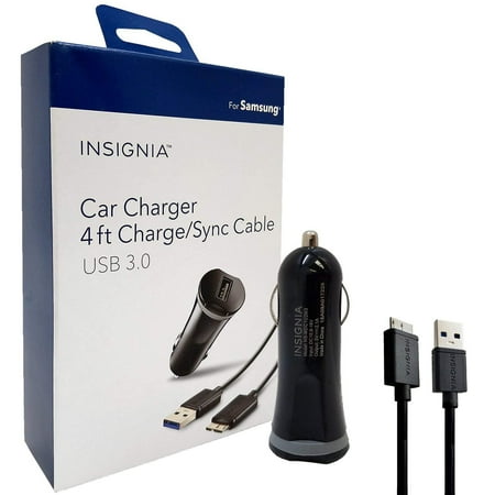Galaxy Retail Pack INSIGNIA 10.5Wa 2.1Amp Fast USB Car Charger - With MKK Stylus - For 21pin 3.0 Samsung Galaxy S5/Galaxy Note 3/Note Pro (US Retail Packing) ()