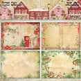 thumbnail image 2 of SunWMart A5 Size Scrapbook Paper, 16 Sheets Single Sided Decorative Vintage Scrapbooking Junk Journaling Supplies for Art Card Making Embellishments DIY Crafts, 2 of 4