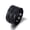 Black, variant on Leather Bracelet Handmade Black Brown 9 Inches 41MM Button Clasp L526-Black