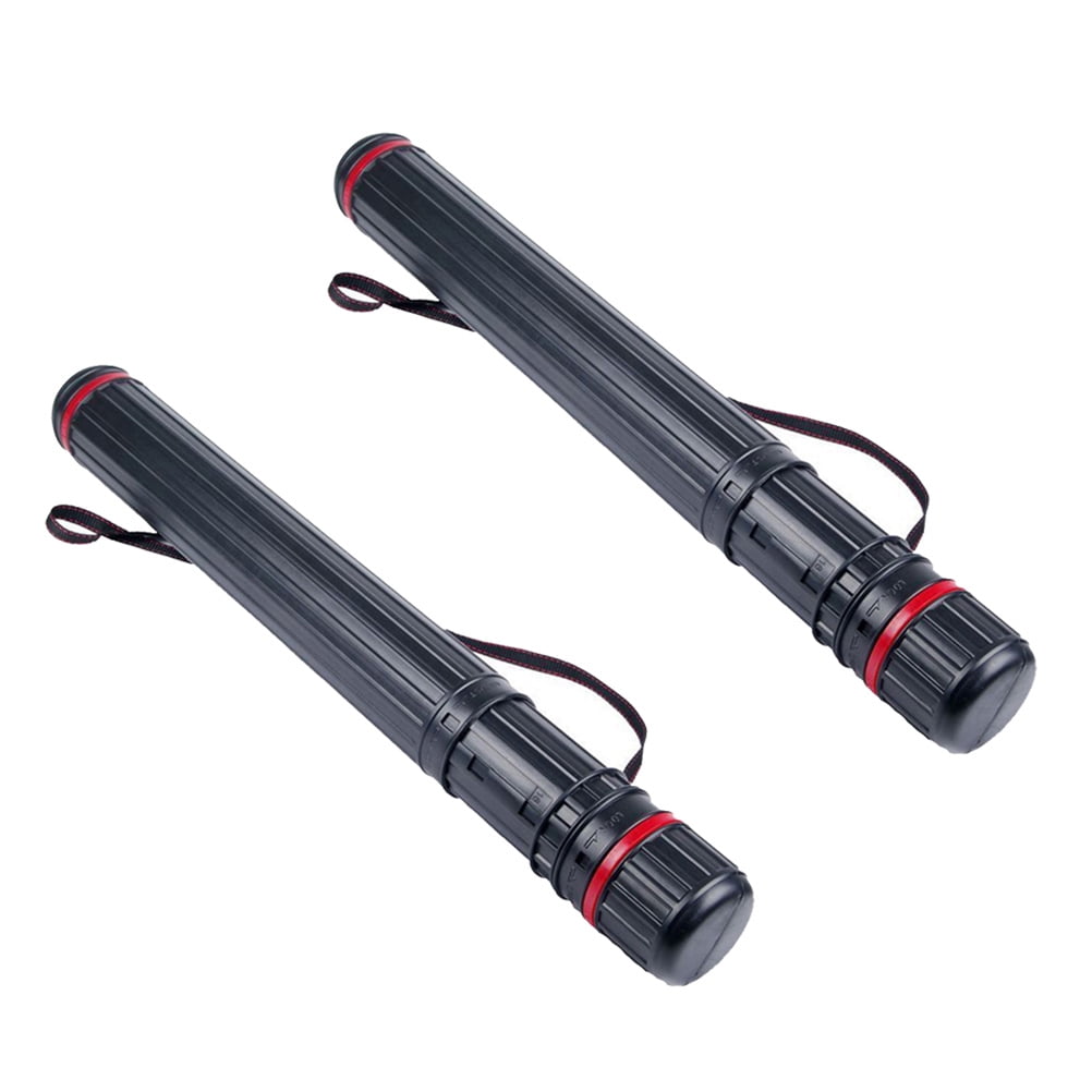 MOKKHNB 2Pcs Adjustable Telescopic Design Arrow Storage Tube for Hunting Accessories Black PP