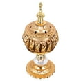 thumbnail image 5 of Incense Burner Incense Bakhoor Charcoal Incense Burner Metal Arab Censer Desktop Decor for Incense Sticks Cones, 5 of 5