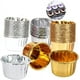 thumbnail image 1 of Taza desechable para hornear pasteles a prueba de aceite, doble cara, oro + plata (50 piezas) Ormromra LL-2030, 1 of 7