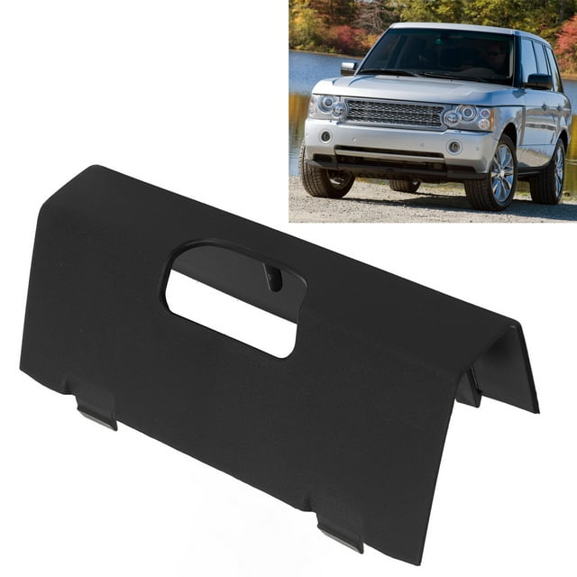 Cubierta Del Gancho De Remolque Del Parachoques Delantero, Tapa Negra Duradera Impermeable De La Cubierta Del Ojo De Remolque Delantero Para L322 Facelift 2005 A 2009