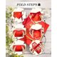 thumbnail image 4 of Paquete de 60 bolsas pequeñas de regalo con asas, bolsas de regalo con cinta de lazo, bolsas de papel de regalo a granel para boda, 4 of 4