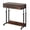 Brown, variant on Mobile Rolling Laptop Desk with Adjustable Height and Storage Drawers, Compact Portable Standing Desk for Home Office Use in Grey Finish