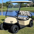 thumbnail image 3 of Pzuqiu Dog Paw Print Golf Cart Seat Covers 2 Piece Easy Installation Lightweight Golf Cart Seat Blanket Soft and Comfortable Machine Washable for Club Car DS Precedent, 3 of 7