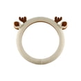 thumbnail image 2 of Funda de volante de invierno - Diseño de oso de peluche de forro polar para mujer, agarre cálido y protección antideslizante para volantes de 14-15 pulgadas, 2 of 6