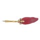 thumbnail image 2 of Quill Pen and Ink Set Vintage Elegant Glossy Writting Exquisite Colors Feather Pen and Ink Set with Sealing Wax Wine Red, 2 of 3
