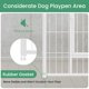 thumbnail image 5 of Parque infantil para perros Simple Deluxe, 32 cm de altura, 8 paneles, antioxidante, 5 of 7